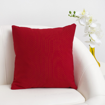 Декоративная подушка "Этель" 40х40 см, Английский стиль, цвет красный, 100% п/э