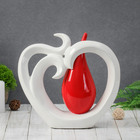 Ваза «Капля», вензеля, 24.5×23 см, керамика, МИКС - Фото 4