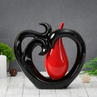 Ваза «Капля», вензеля, 24.5×23 см, керамика, МИКС - Фото 2