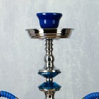 Кальян в сборе для курения комплект «Джошкунэр», 50 см, 2 трубки, 10×50 см, синий - фото 27406301