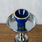 Кальян в сборе для курения комплект «Джошкунэр», 50 см, 2 трубки, 10×50 см, синий - фото 27406302