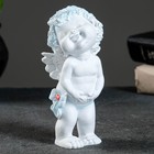 Фигура "Счастливый ангелочек" белый   7х8х17см - Фото 1