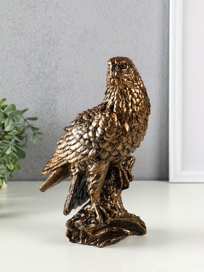 Фигура "Ястреб" золото, 24х13х26см