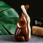 Фигура "Пара слонов" молочный/шоколад, 7х12х16см - Фото 2