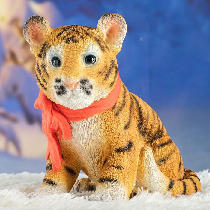 Садовая фигура "Тигренок" 24х24см - Фото 1