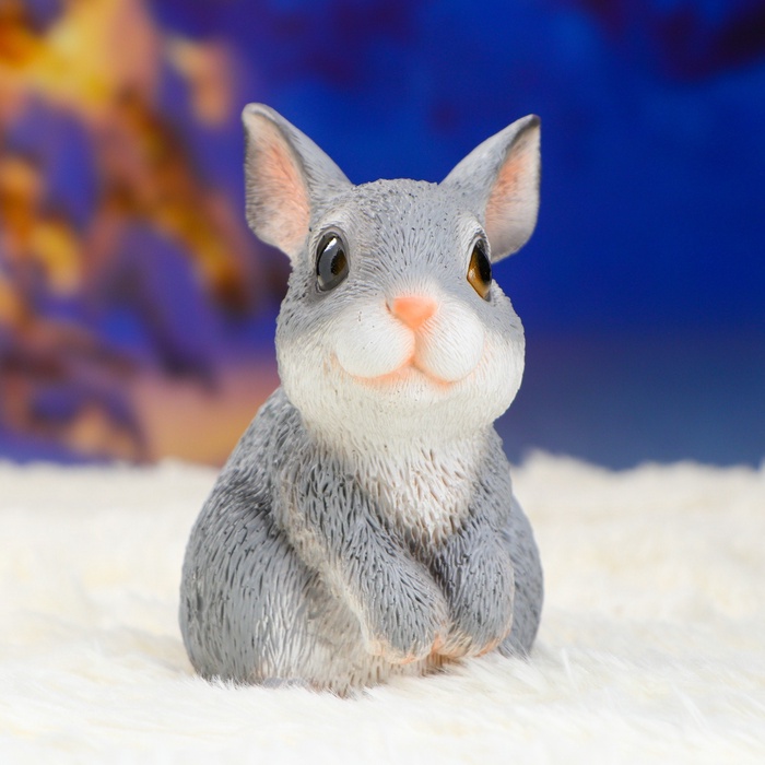 Садовая фигура "Мини зайка" 13см - Фото 1