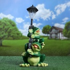 Садовый фонарь "Лягушата с фонарем" 50см - фото 809404323