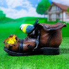 Фигурное кашпо "Башмак с гнездом" 27х15х13 см - Фото 2