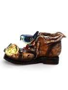 Декоративное кашпо для цветов «Башмак с гнездом», 1.5 л, 27×15×13 см, полистоун - Фото 2