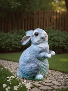 Садовая фигура из полистоуна «Кролик», 12.5×8×9 см - Фото 3