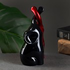 Фигура "Пара слонов" черный/бордовый, 7х12х16см - фото 8452283