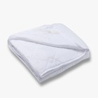 Наматрасник 220х200 см, иск.лебяжий пух, микрофибра, пэ 100% - Фото 1