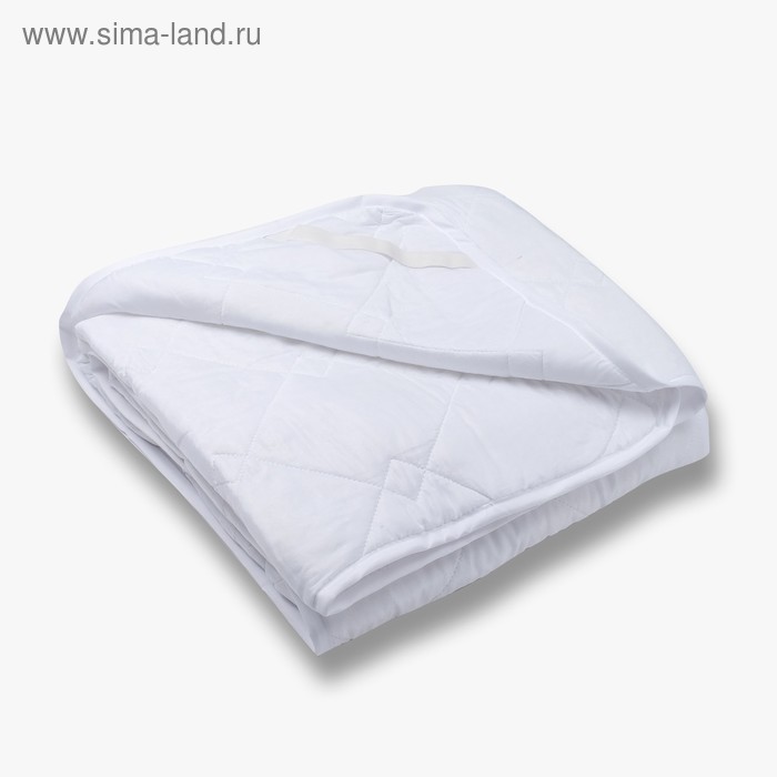 Наматрасник 220х200 см, иск.лебяжий пух, микрофибра, пэ 100% - Фото 1