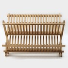 Сушилка для посуды «Бамбуковый лес», 43×38 см, 2 яруса - Фото 2