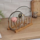 Подставка для разделочных досок и крышек Доляна, 30×10, 6 мест - Фото 4