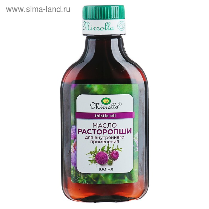 Масло расторопши Mirrolla, пищевое, 100 мл - Фото 1