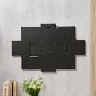 Фоторамка пластик на 8 фото 10х15 см "Дом" чёрная 42,5х65 см - фото 20916860