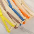 Губка для тела жёсткая «Эконом», 37×12 см, цвет МИКС - Фото 4