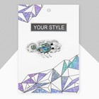 Брошь «Галиотис» скорпион с жемчужиной, зелёная в серебре - Фото 2