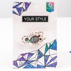 Брошь «Галиотис» скорпион с жемчужиной, в розовом золоте - Фото 2