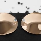 Серьги металл "Атмосфера" соло, цвет розовое золото - фото 24466260