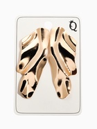 Серьги металл «Атмосфера» абстракция, цвет золото - Фото 6