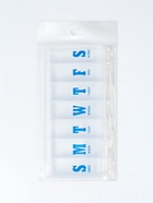 Таблетница «Неделька», английские буквы, 21×9.5×3 см, 7 секций, прозрачная - Фото 5