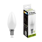 Лампа светодиодная FERON, С37, 9 Вт, Е14, 4000 К, дневной белый - фото 11727262