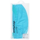 Шапочка для плавания, тканевая, для взрослых, обхват 54-60 см, цвет голубой - фото 42347980