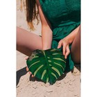 Блюдо сервировочное Доляна «Монстера», 21×21 см, стекло, зелёное - Фото 6