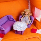 Домик кукольный из текстиля «Ми-ми-домик» розовый - Фото 4