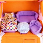Домик кукольный из текстиля «Ми-ми-домик» розовый - Фото 7