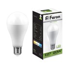 Лампа светодиодная FERON LB-98, A65, E27, 20 Вт, 230 В, 4000 К, 1800 Лм, 220°, 135 х 65 мм - фото 320644132
