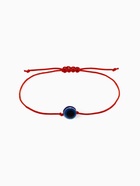 Браслет-оберег «Красная нить», глазик крупный, синий, d=5.5 см - Фото 4