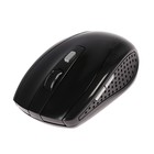 Мышь Luazon MB-1.1, беспроводная, оптическая, 3200 dpi, от 2 батареек, USB, чёрная - Фото 3