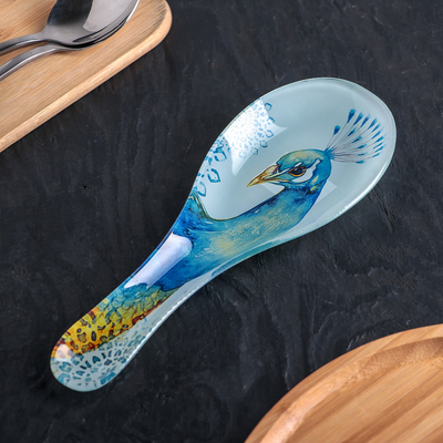 Подставка под ложку Доляна «Павлин», 23×8 см