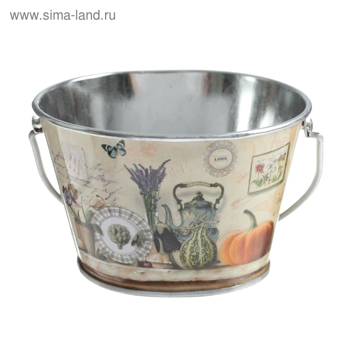 Ведерко фигруное, малое «Натюрморт» - Фото 1
