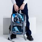 Ранец школьный Стандарт, 36 х 26 х 16 см, + мешок для обуви 40 х 32 см, Сalligrata П "Мото", серый - Фото 17