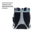 Ранец школьный Стандарт, 36 х 26 х 16 см, + мешок для обуви 40 х 32 см, Сalligrata П "Мото", серый - Фото 3