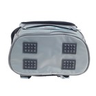 Ранец школьный Стандарт, 36×26×16 см, + мешок для обуви 40×32 см, Сalligrata П «Мото», серый - Фото 8