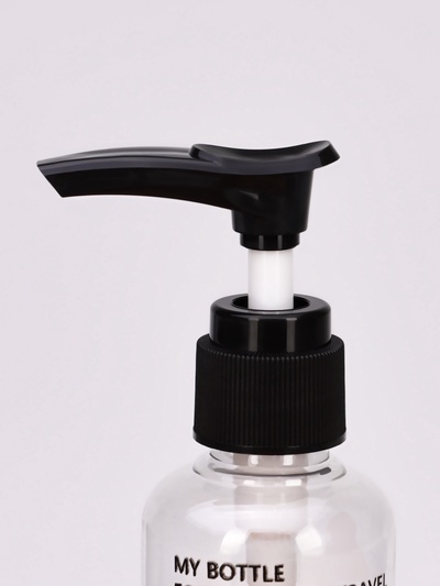 Набор для хранения, 2 предмета, цвет прозрачный/чёрный