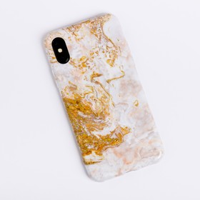 Чехол для телефона iPhone X/XS «Мрамор», 14.5 x 7 см