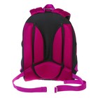 Рюкзак каркасный школьный, 38 х 30 х 16 см, 3D-рисунок, Calligrata Т "Неоновая бабочка", фиолетовый - Фото 15