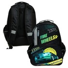 Рюкзак школьный, 37 х 26 х 13 см, эргономичная спинка, Calligrata ОРТ "Тачка со спидометром" - фото 24364466