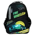 Рюкзак школьный, 37 х 26 х 13 см, эргономичная спинка, Calligrata ОРТ "Тачка со спидометром" - фото 24364467