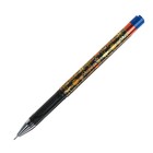 Ручка гелевая 0.5 мм, синяя, корпус «Цветы», с рифленым держателем - Фото 3