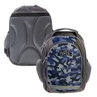 Рюкзак школьный Calligrata «Милитари», 37×27×16 см, эргономичная спинка, серый - Фото 1