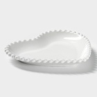 Тарелка «Сердце», 16.5×15.5 см, керамика, белая - Фото 2