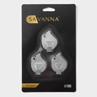 Крючки самоклеящиеся SAVANNA «Листики», 3 шт., металл, 4×3×1.5 см, хромированные - Фото 7
