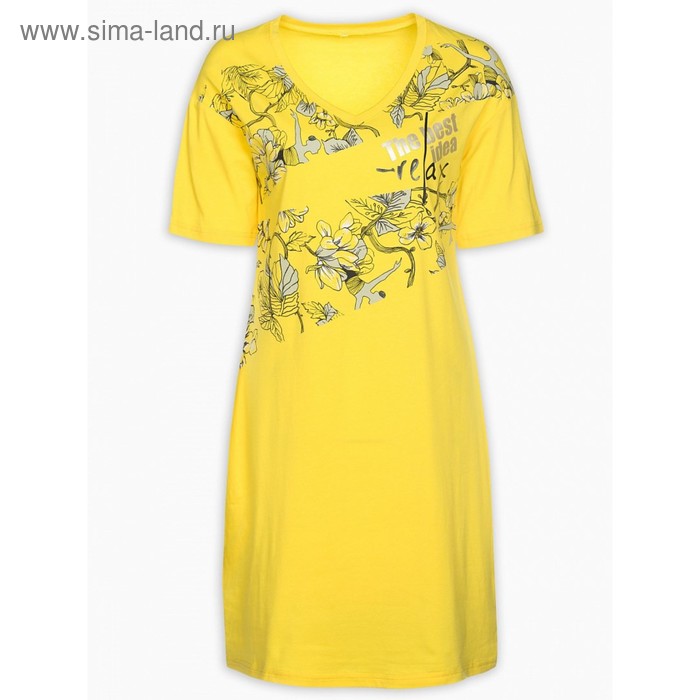 Платье женское, размер L, цвет жёлтый - Фото 1